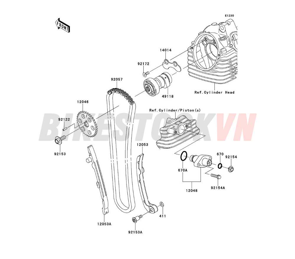 ENGINE CAMSHAFT(S) TENSIONER