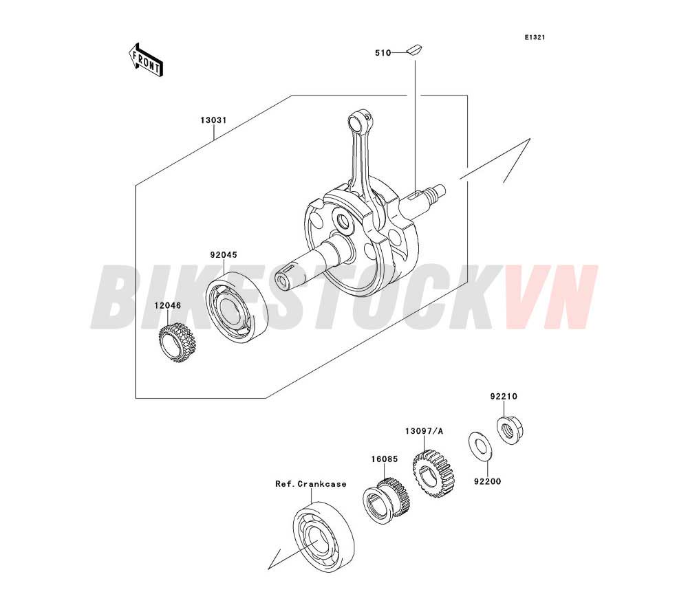 ENGINE CRANKSHAFT