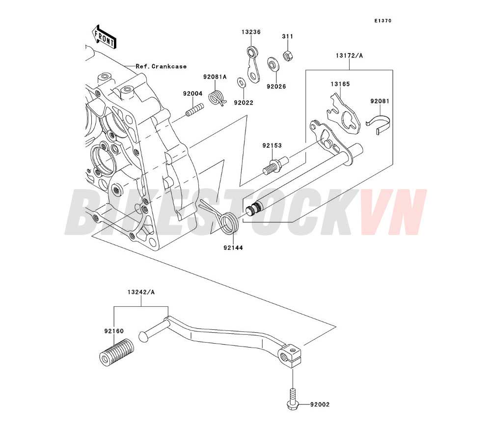 ENGINE GEAR CHANGE MECHANISM