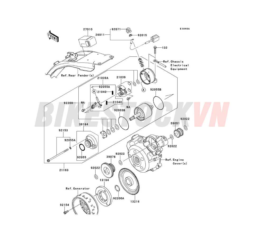 ENGINE STARTER MOTOR