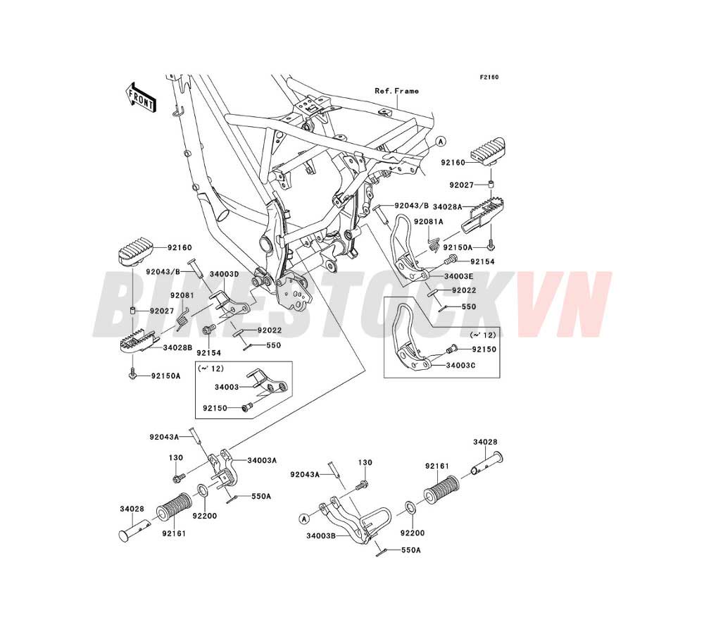 CHASSIS FOOTRESTS