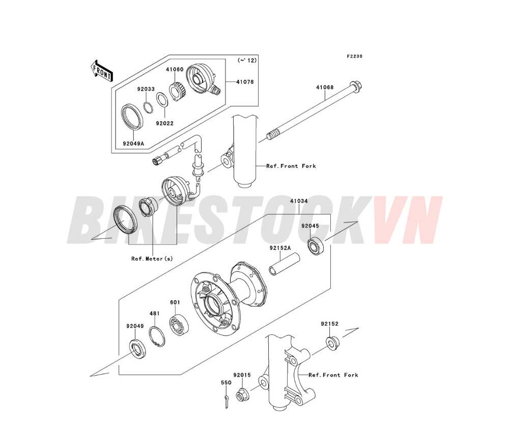 CHASSIS FRONT HUB