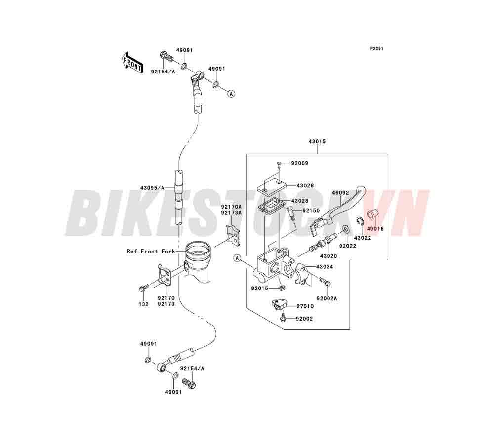 CHASSIS FRONT MASTER CYLINDER