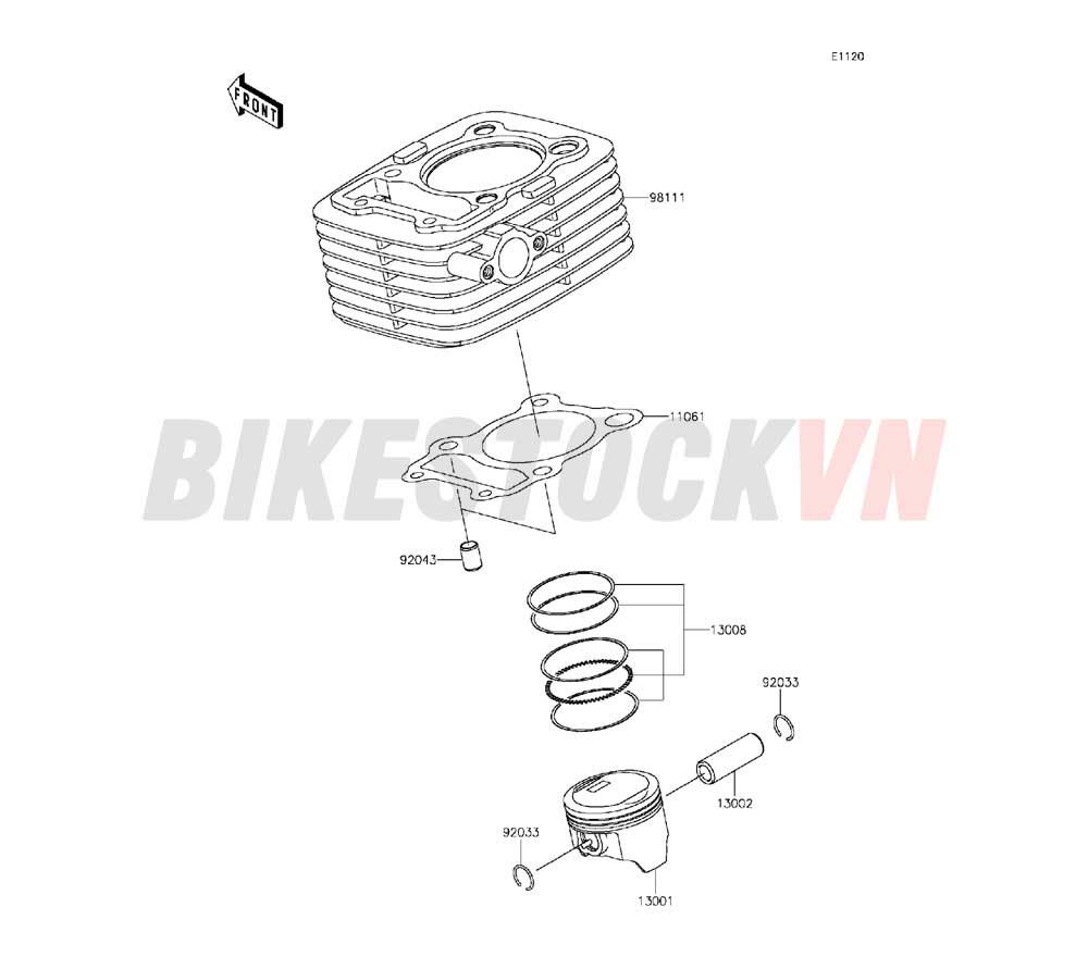 ENGINE CYLINDER/PISTON(S)