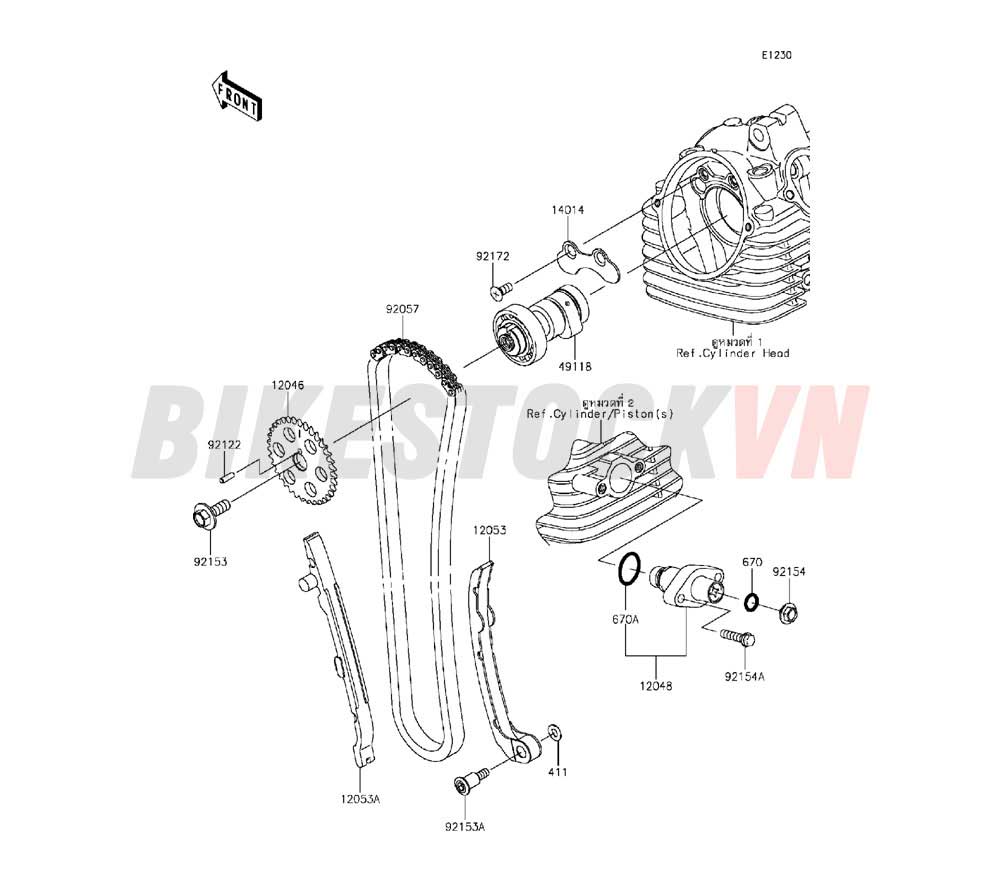 ENGINE CAMSHAFT(S)/TENSIONER