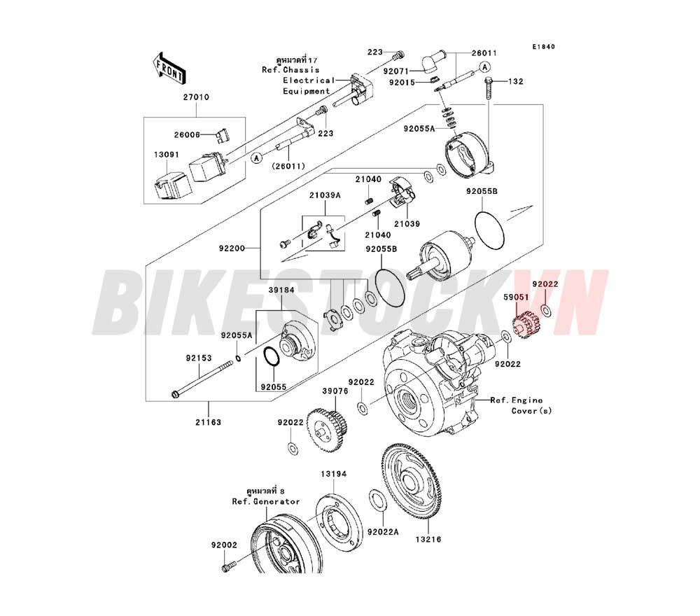 ENGINE STARTER MOTOR