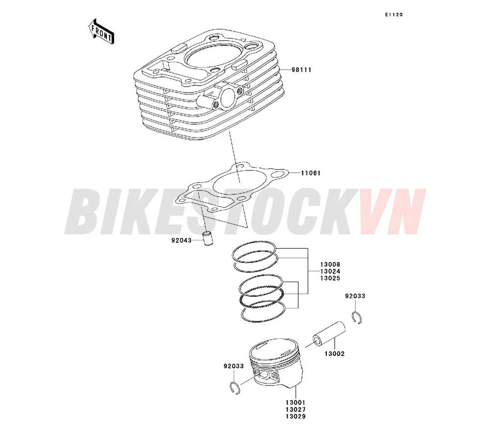 ENGINE CYLINDER/PISTON(S)