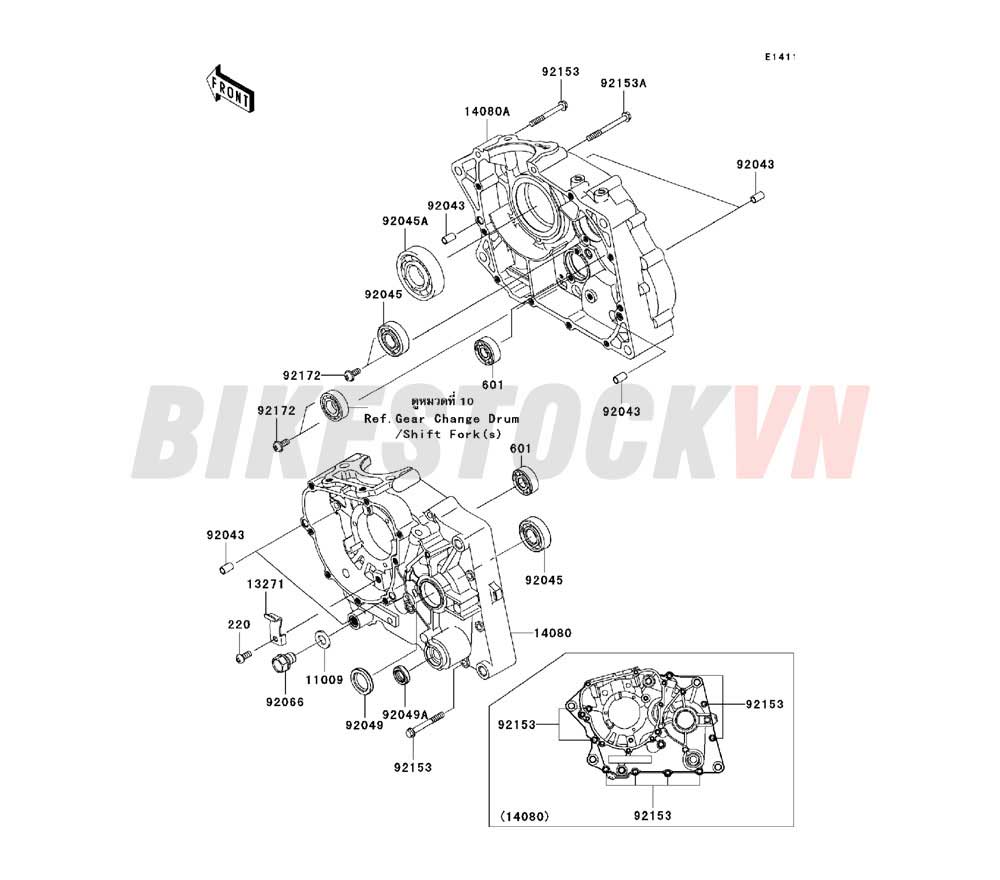 ENGINE CRANKCASE