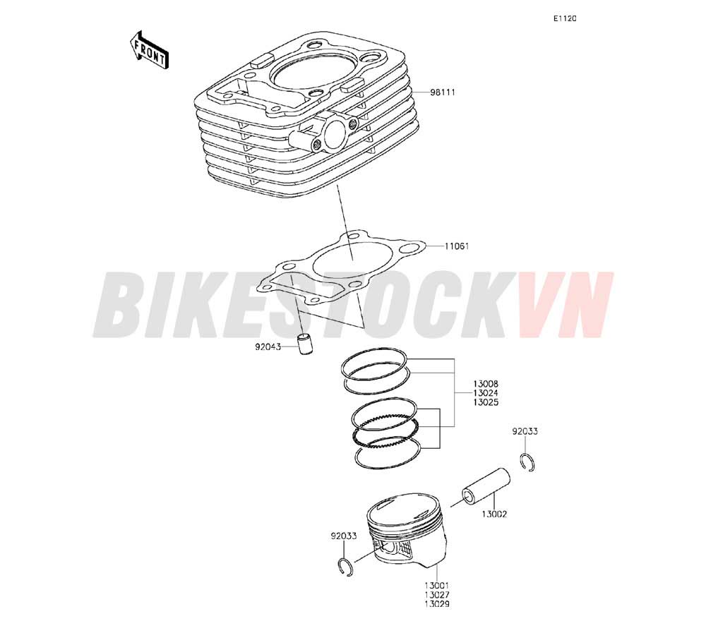 ENGINE CYLINDER/PISTON(S)