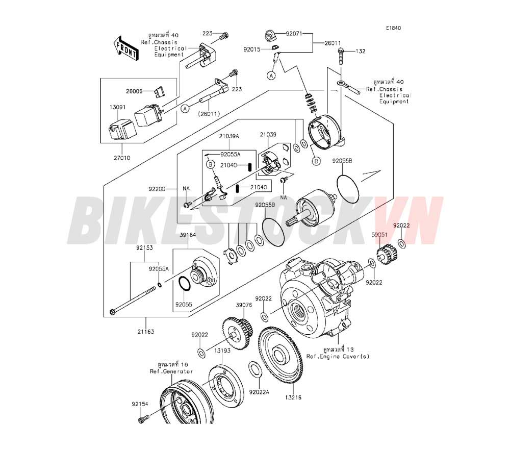 ENGINE STARTER MOTOR