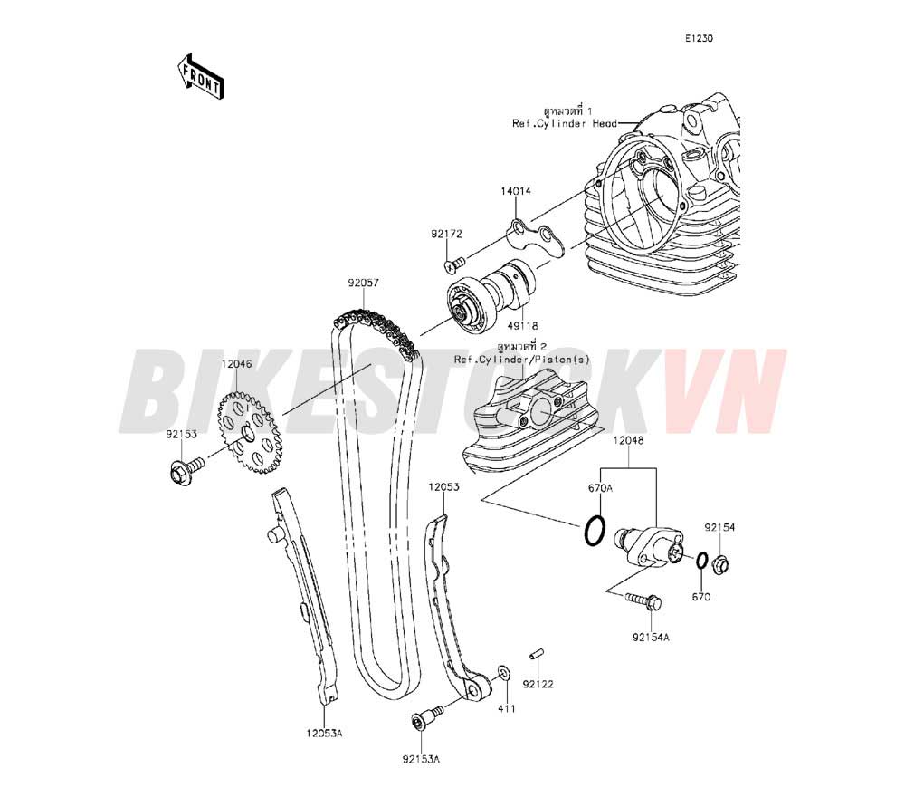 ENGINE CAMSHAFT(S)/TENSIONER