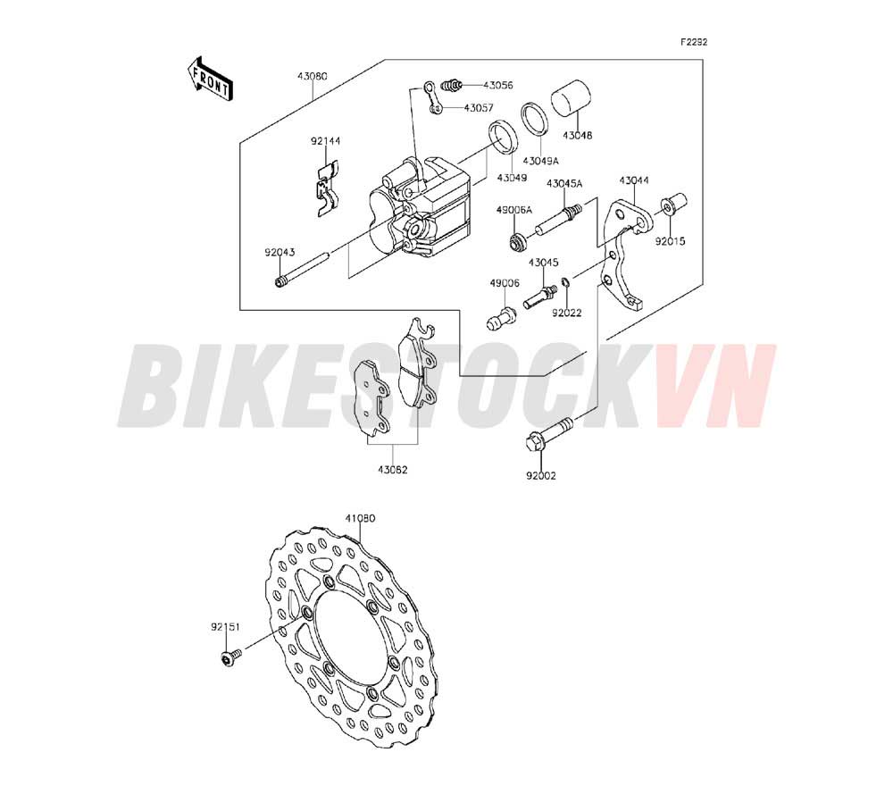 CHASSIS FRONT BRAKE