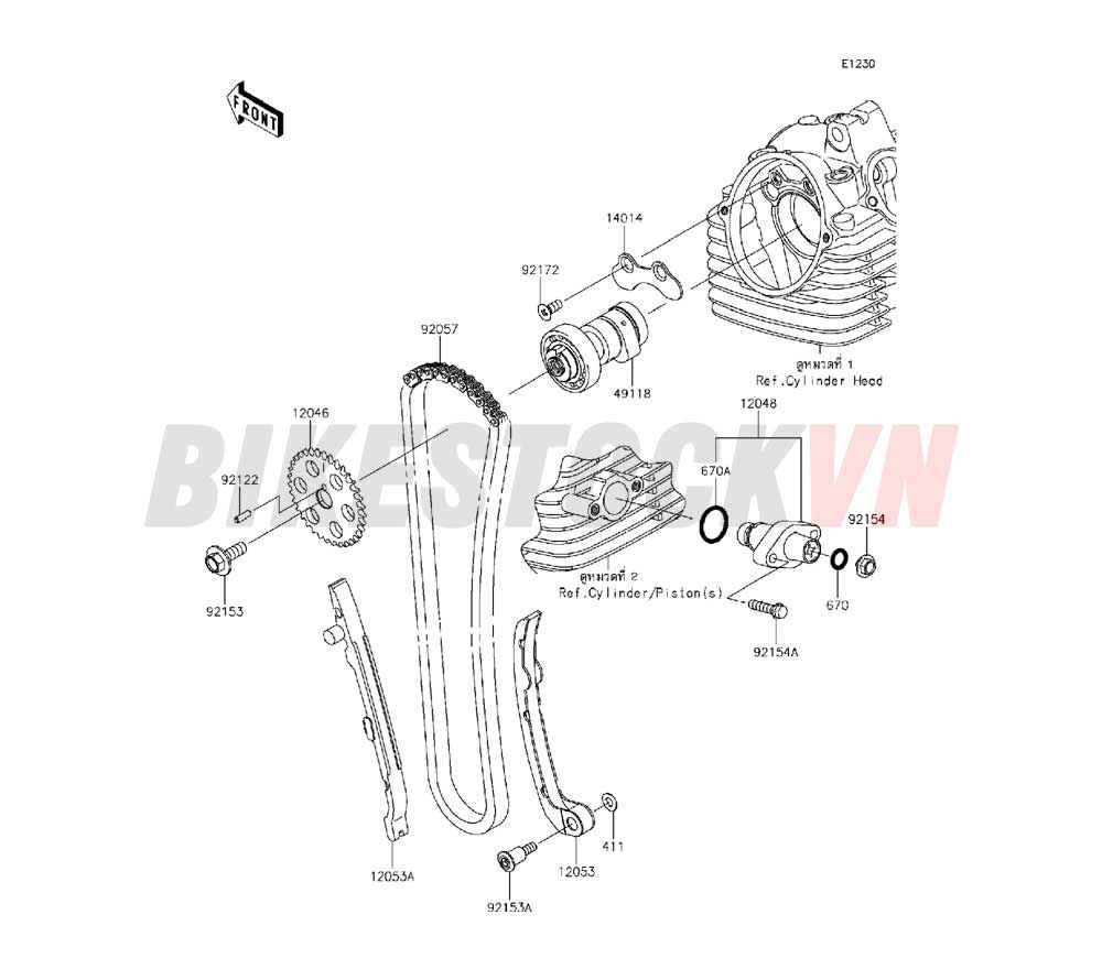 ENGINE CAMSHAFT(S)/TENSIONER