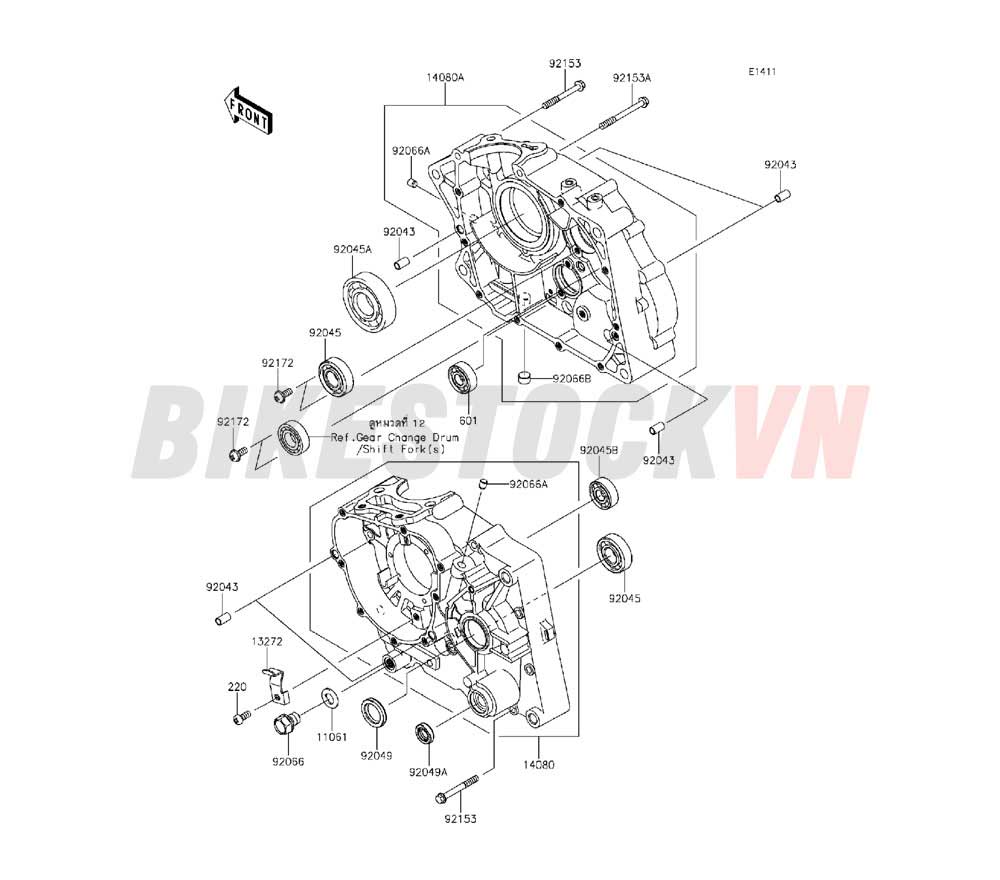 ENGINE CRANKCASE