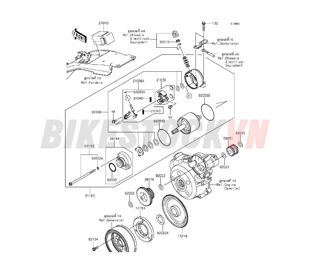 ENGINE STARTER MOTOR