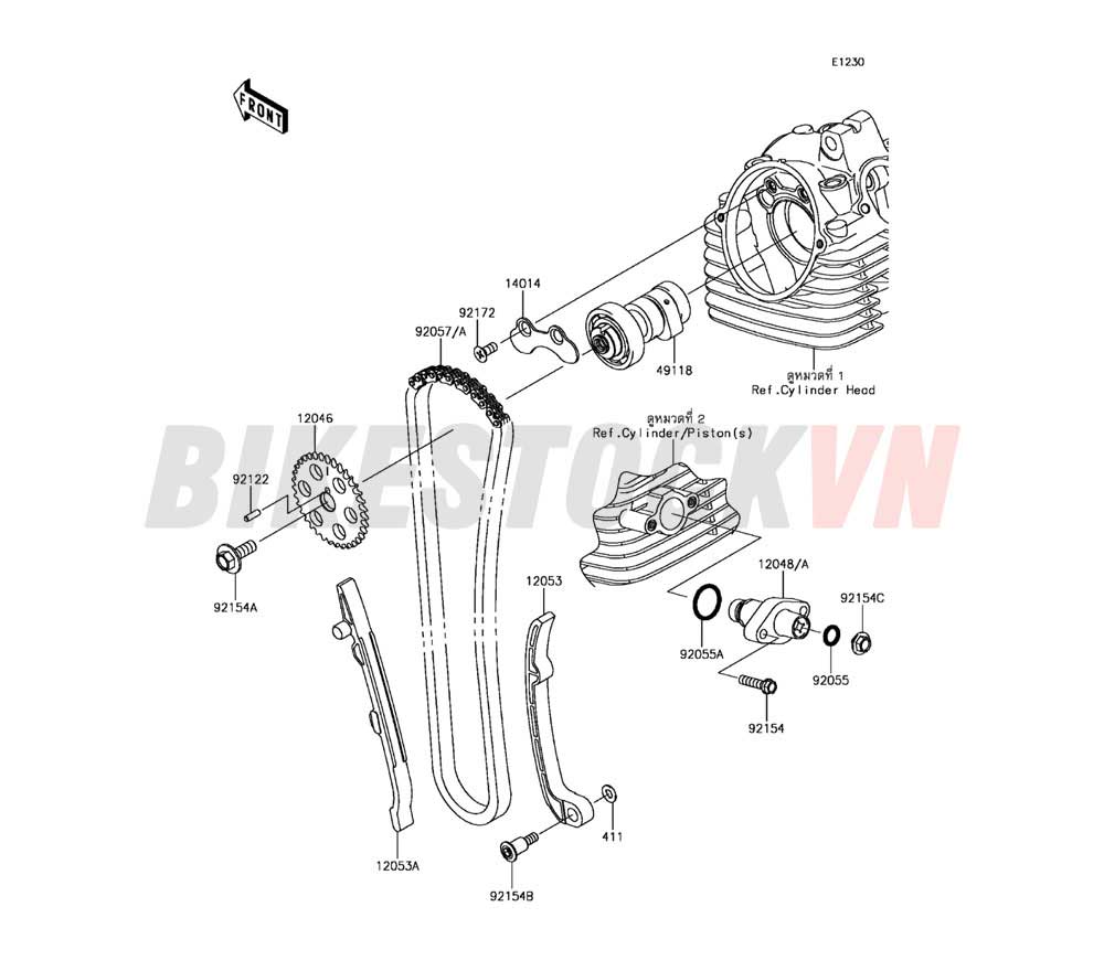 ENGINE CAMSHAFT(S) TENSIONER