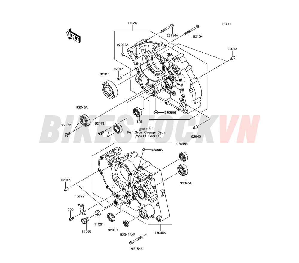 ENGINE CRANKCASE