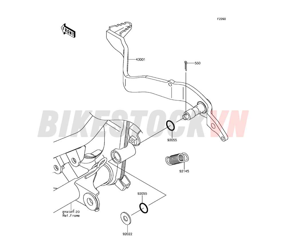 CHASSIS BRAKE PEDAL