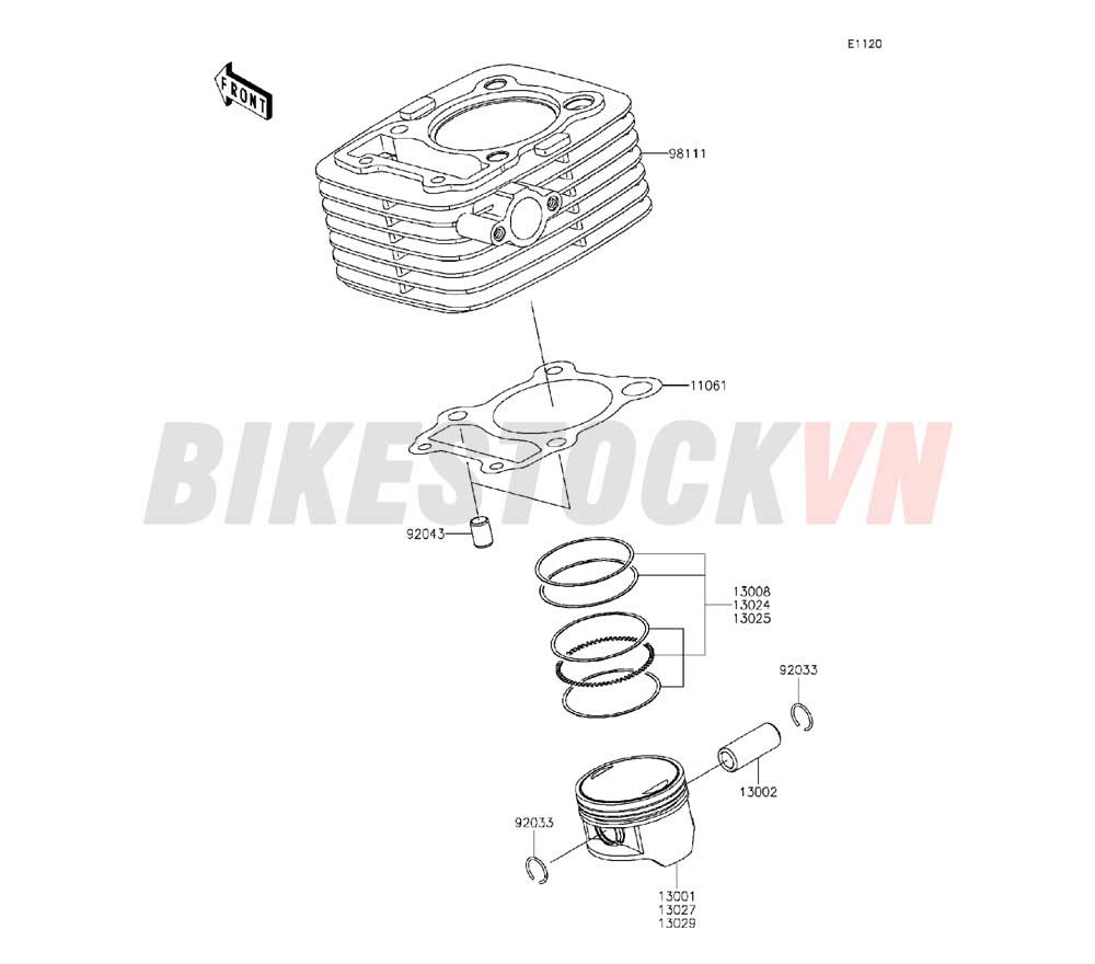 ENGINE CYLINDER/PISTON(S)