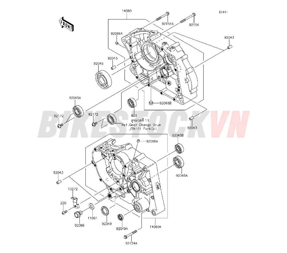 ENGINE CRANKCASE