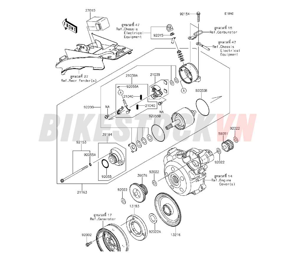 ENGINE STARTER MOTOR