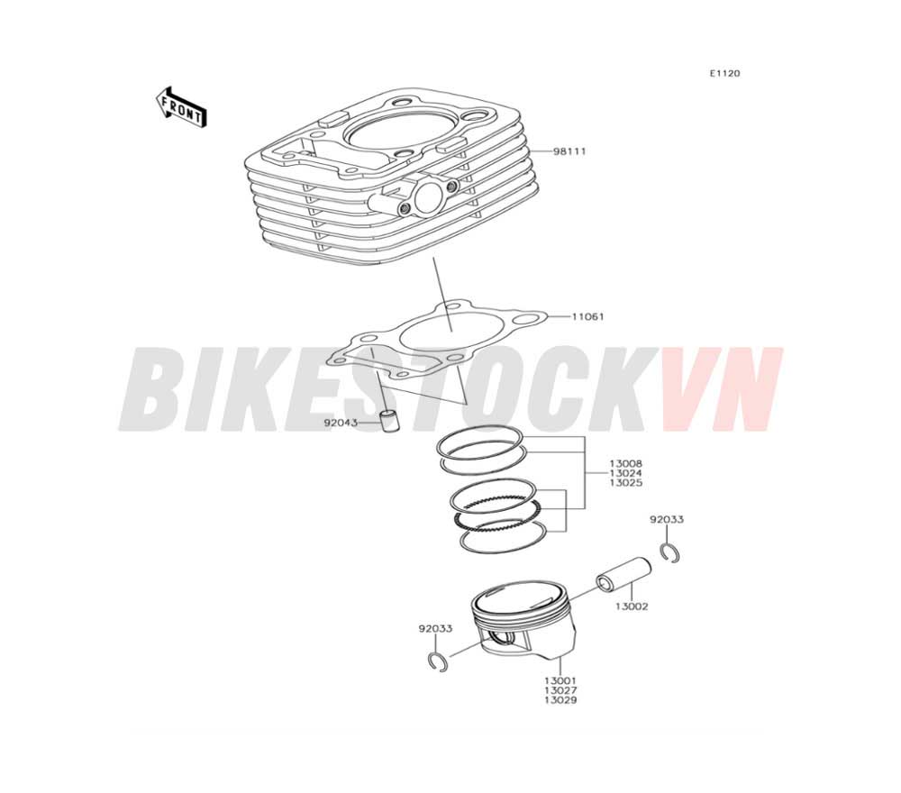 ENGINE CYLINDER/PISTON(S)