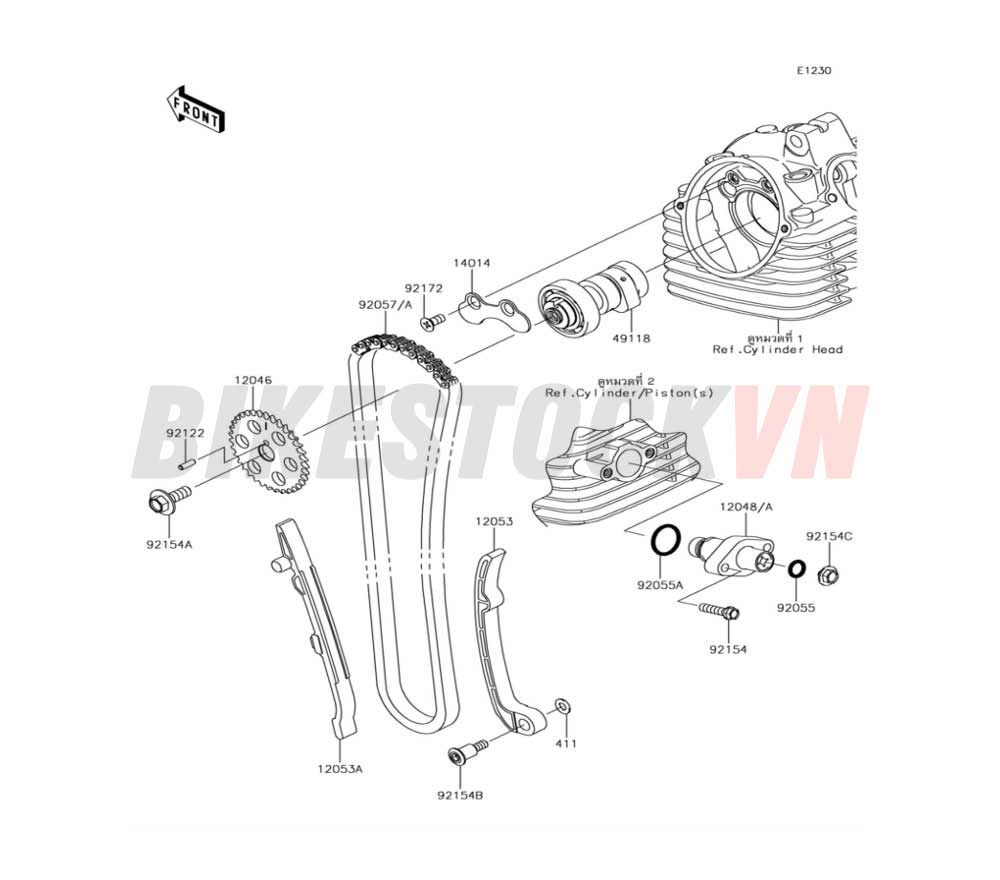 ENGINE CAMSHAFT(S)/TENSIONER