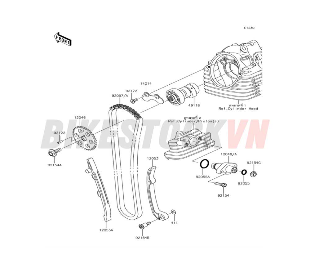 ENGINE CAMSHAFT(S)/TENSIONER