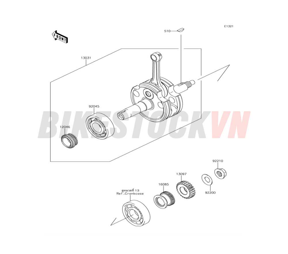 ENGINE CRANKSHAFT