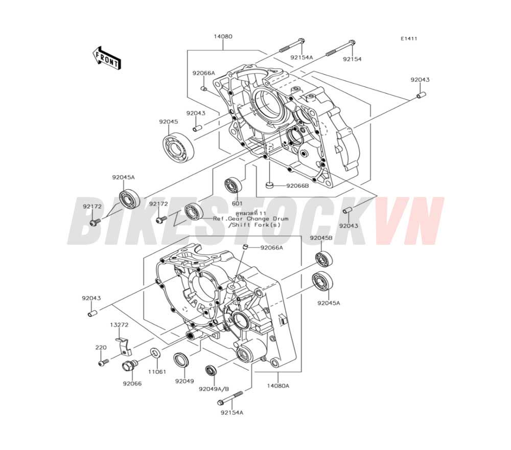 ENGINE CRANKCASE