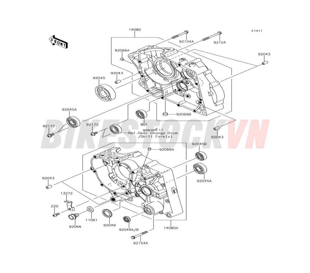 ENGINE CRANKCASE