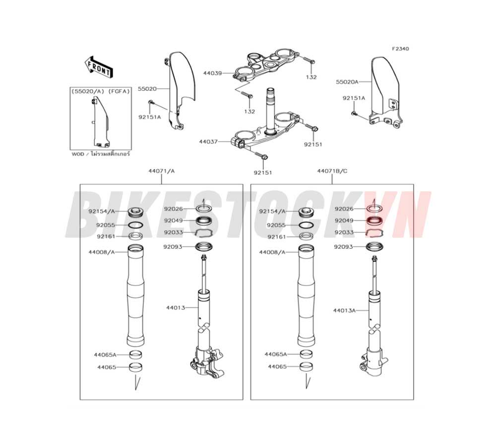 CHASSIS FRONT FORK