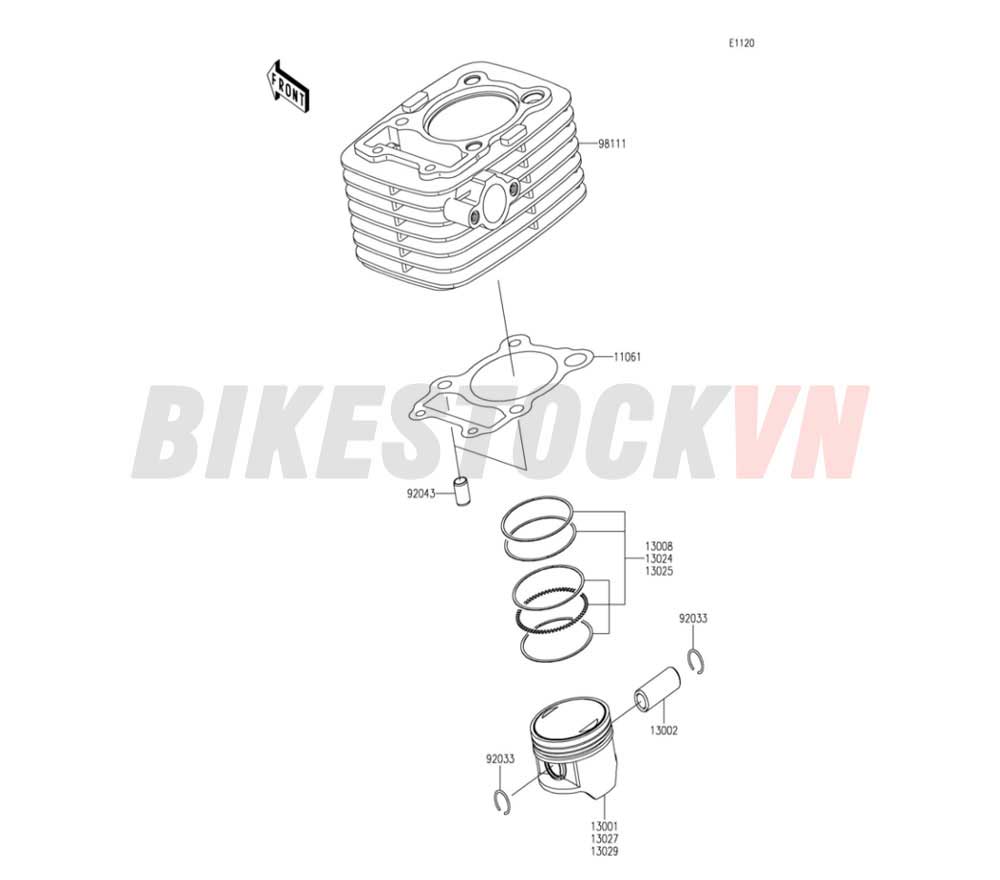 ENGINE CYLINDER/PISTON(S)