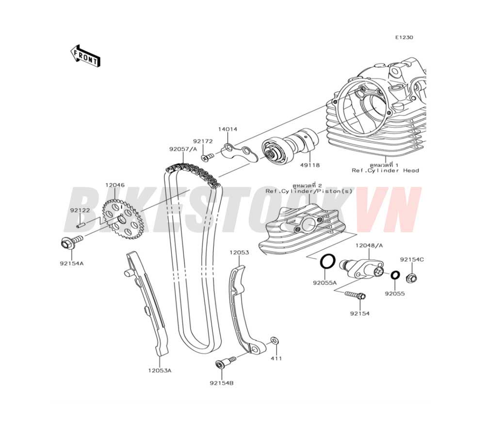 ENGINE CAMSHAFT(S)/TENSIONER