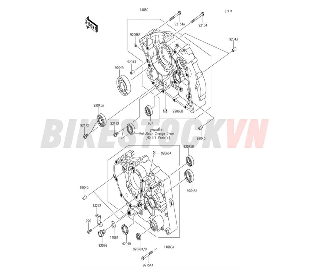 ENGINE CRANKCASE