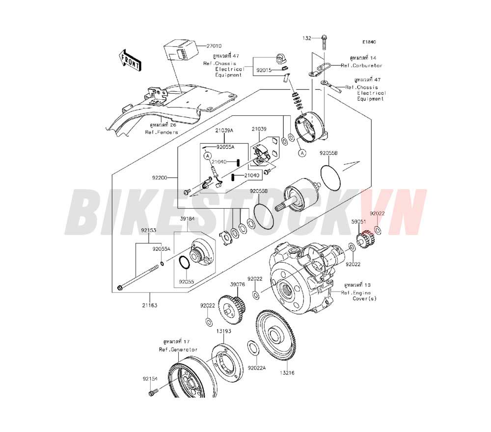 ENGINE STARTER MOTOR