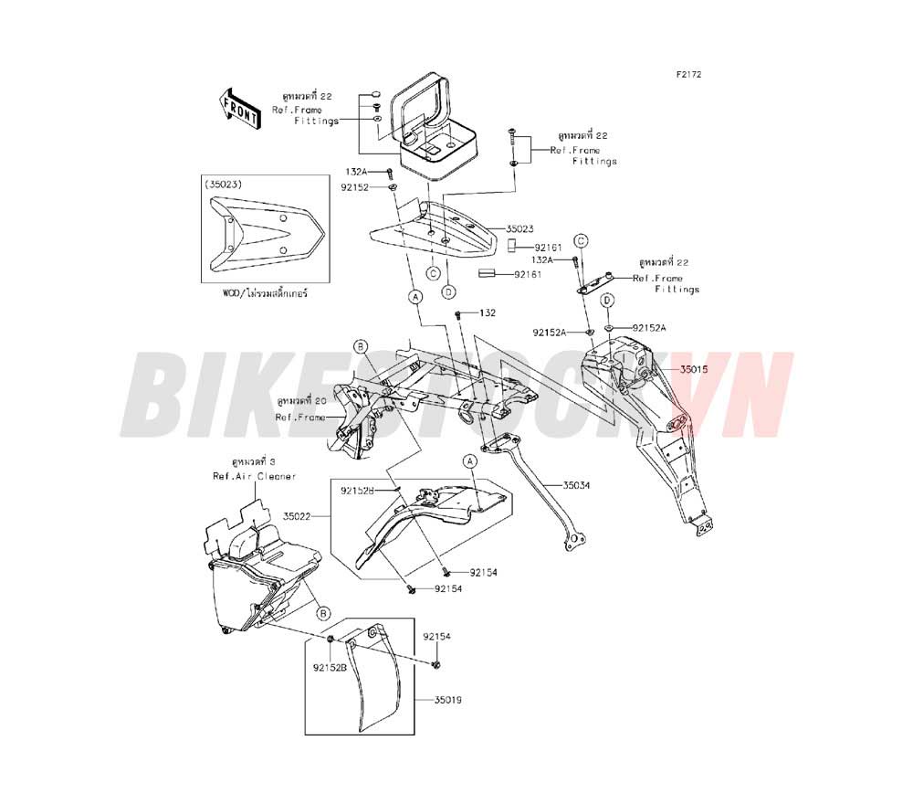 CHASSIS REAR FENDER(S)