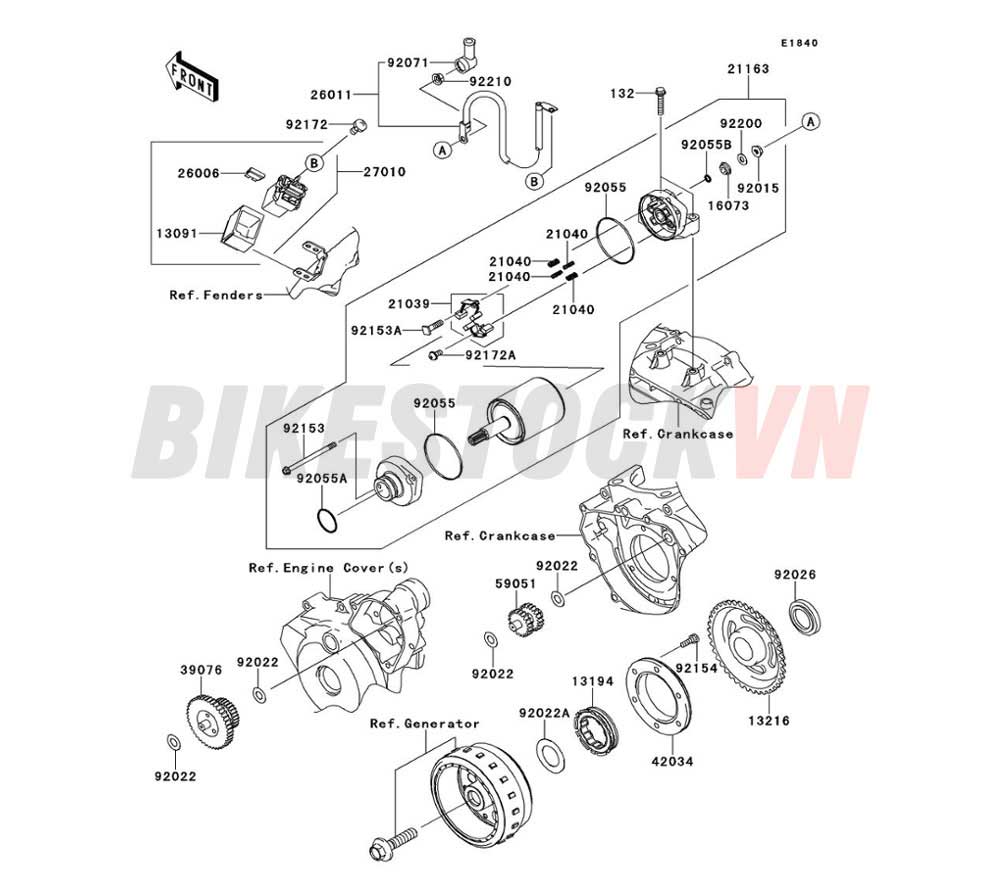 ENGINE STARTER MOTOR