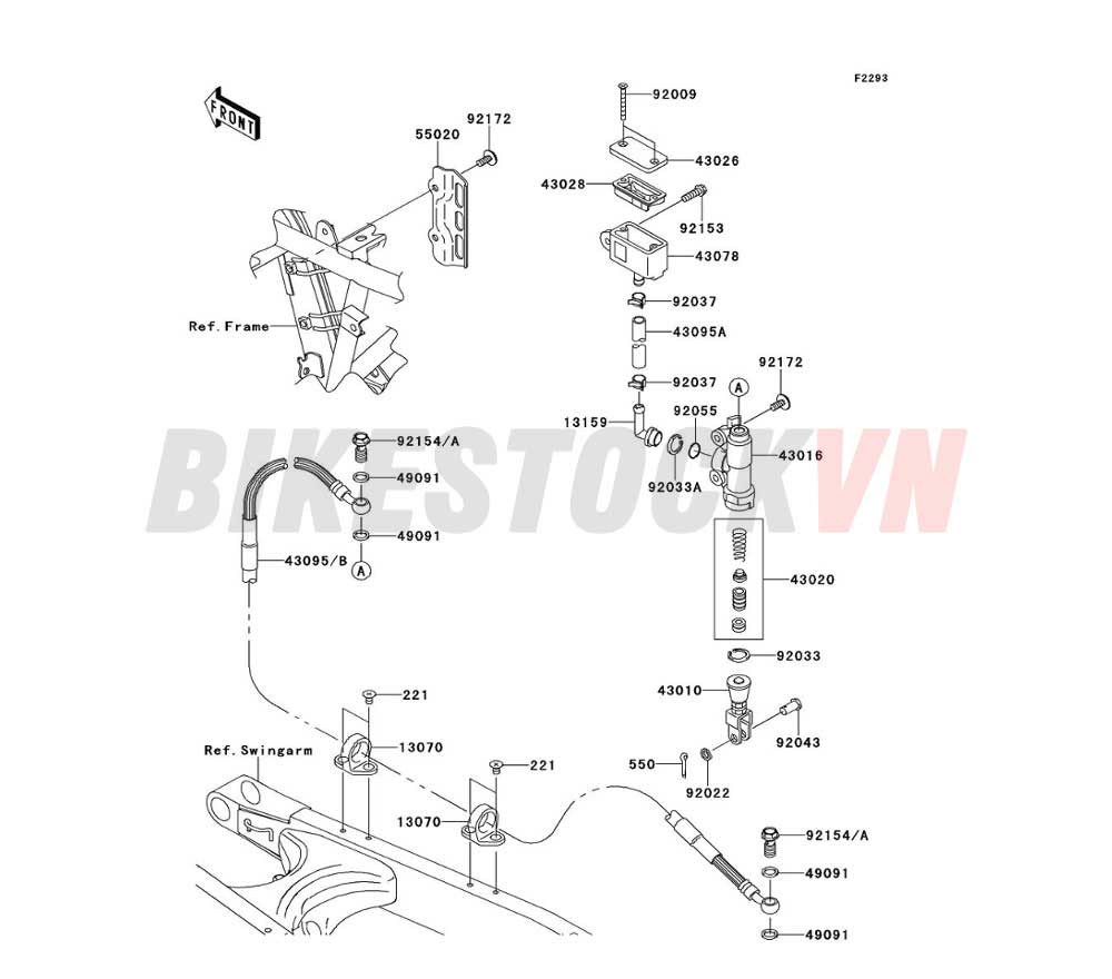 CHASSIS REAR MASTER CYLINDER