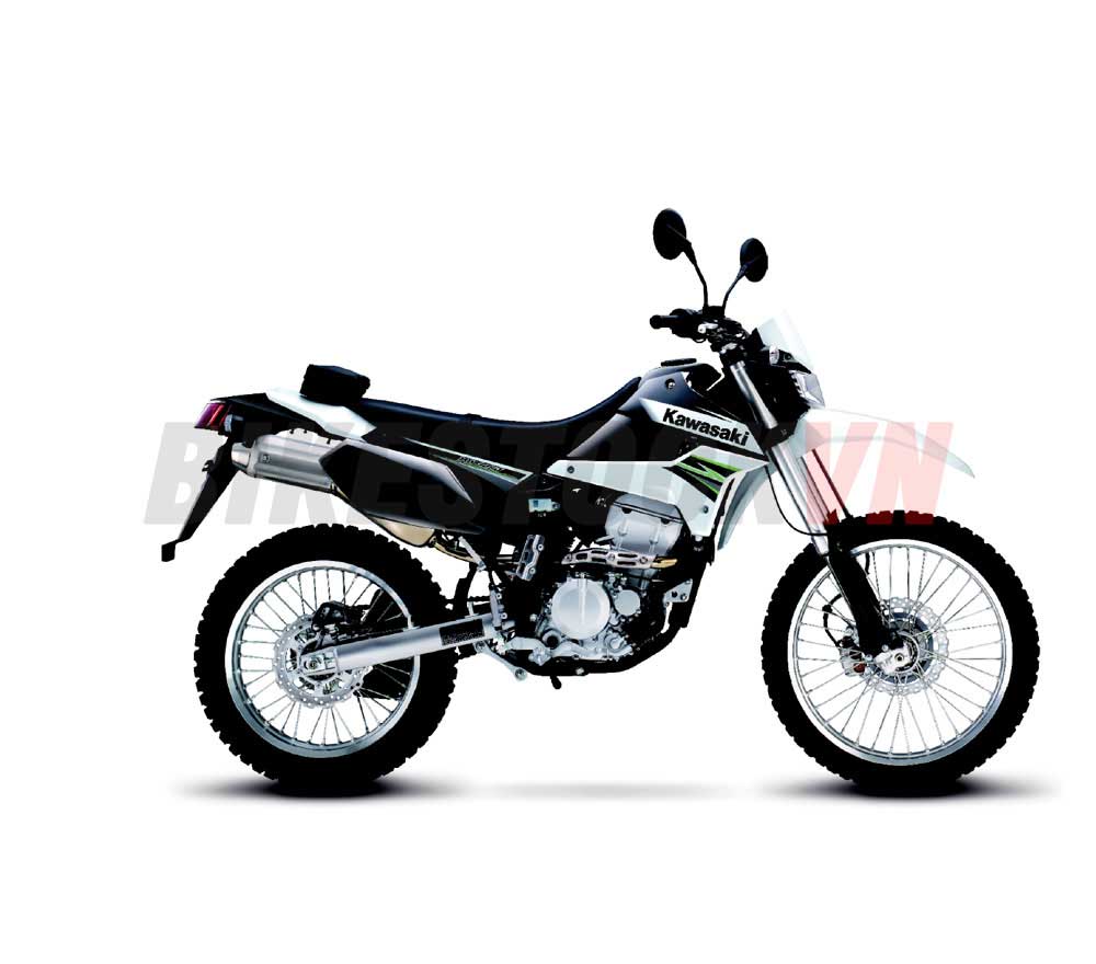 KLX250SBF COLORED PLASTIC BRIGHT WHITE(266)