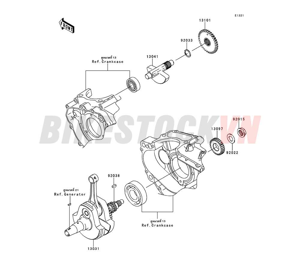 ENGINE CRANKSHAFT