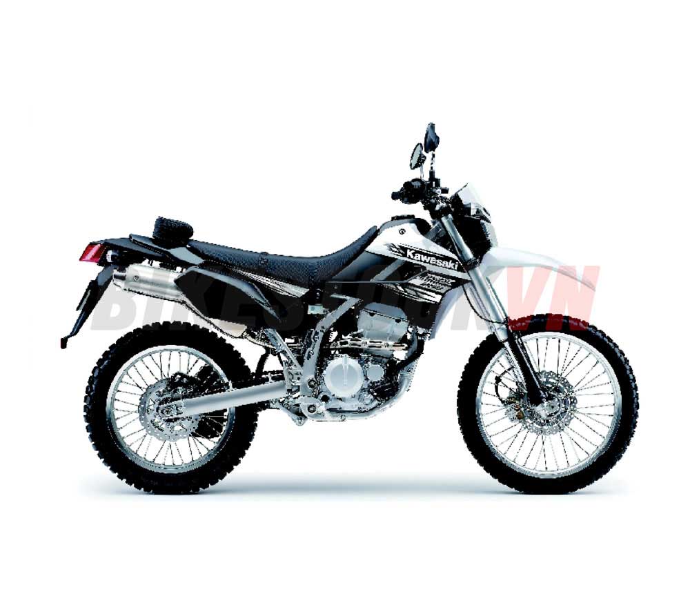 KLX250SDF BRIGHT WHITE COLORED PLASTIC(266)