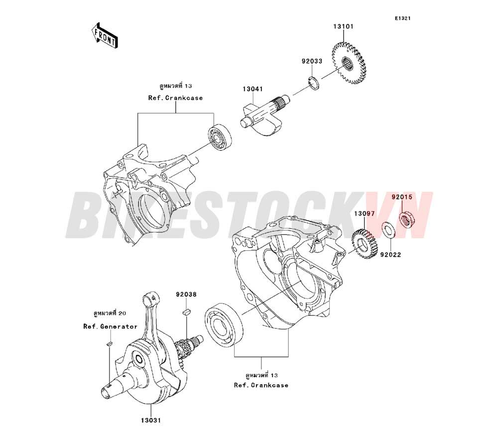 ENGINE CRANKSHAFT