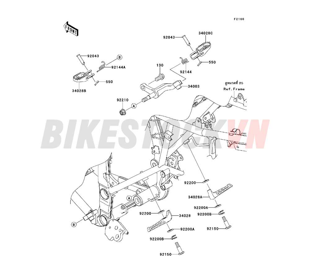 CHASSIS FOOTRESTS