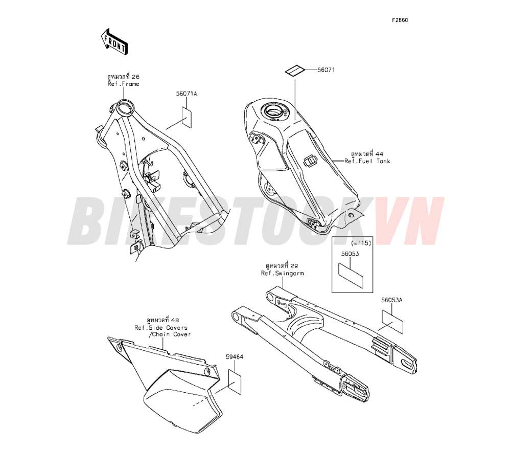 CHASSIS LABELS B