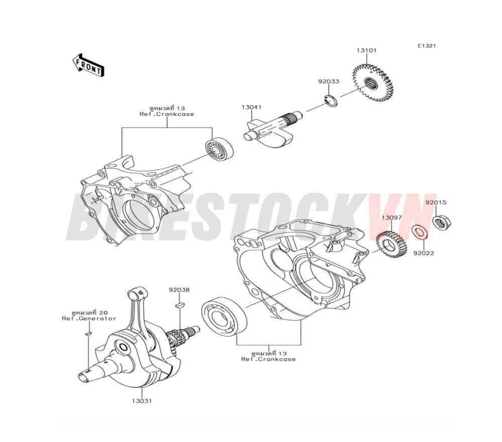 ENGINE CRANKSHAFT