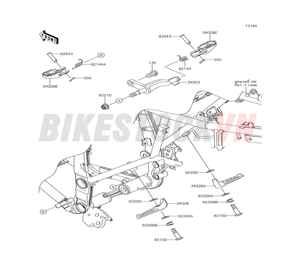 CHASSIS FOOTRESTS