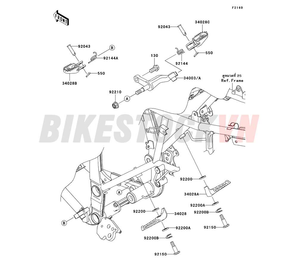 CHASSIS FOOTRESTS