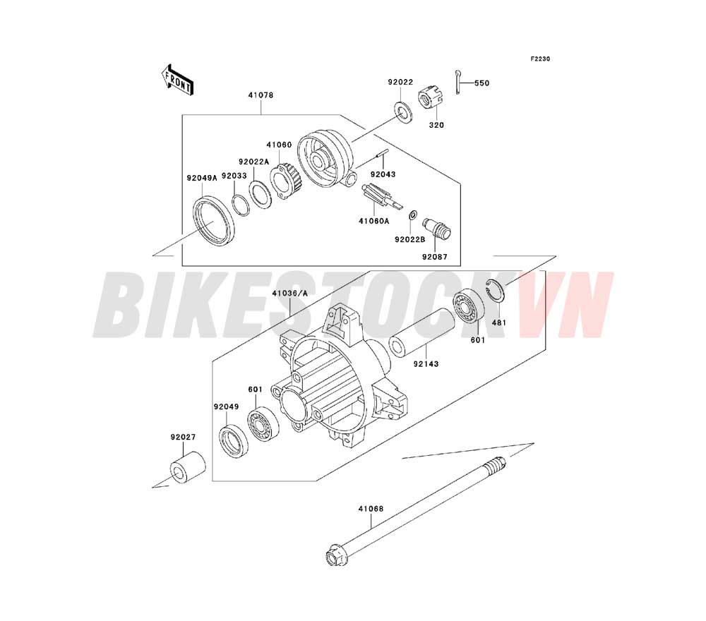 CHASSIS FRONT HUB