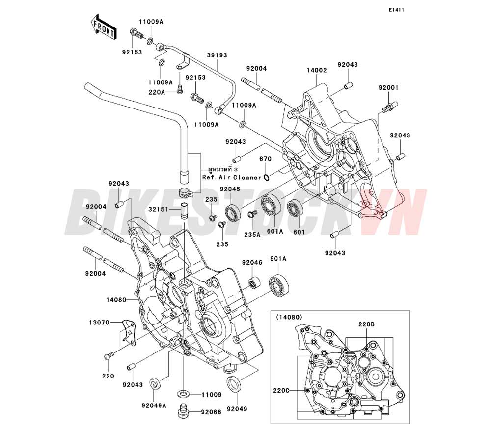 ENGINE CRANKCASE